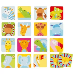 Gra Memory Safari 16 Par - Gry planszowe - miniaturka - grafika 1