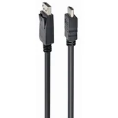 Adaptery i przejściówki - Gembird kabel DISPLAYPORT M -> HDMI M 1m (CC-DP-HDMI-1M) - miniaturka - grafika 1