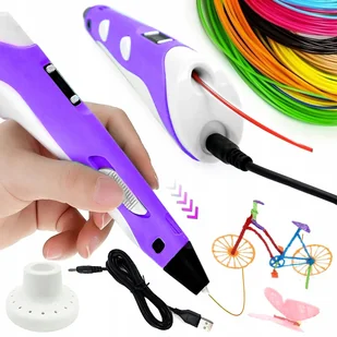 CoolStaff Długopis 3D Magiczny Pen Drukarka Zabawki Dla Dzieci Wkłady Filament PLA - Długopisy 3D - miniaturka - grafika 1