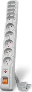 Listwa zasilająca Acar S10 przeciwprzepięciowa 10 gniazd 1.5 m szara (W0131) - Listwy zasilające - miniaturka - grafika 1