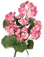 Sztuczne kwiaty - SZTUCZNE KWIATY ROŚLINY PELARGONIA BUKIET 45CM GĘSTY JAK ŻYWA - miniaturka - grafika 1