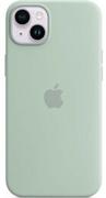 Etui i futerały do telefonów - Apple Etui Silicone Case MagSafe do iPhone 14 Plus, jasnozielone - miniaturka - grafika 1