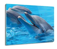 Deski do krojenia - osłona do płyty indukcyjnej Delfiny ocean 60x52, ArtprintCave - miniaturka - grafika 1