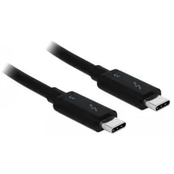 Kable komputerowe i do monitorów - Delock Kabel Thunderbolt 3 M/M 0.5m Czarny - miniaturka - grafika 1