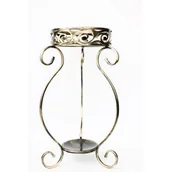 Kwietniki - Kwietnik metalowy 85 cm złota patyna - miniaturka - grafika 1