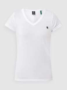 T-shirt o kroju slim fit z bawełny ekologicznej model ‘Eyben’ - Koszulki i topy damskie - miniaturka - grafika 1