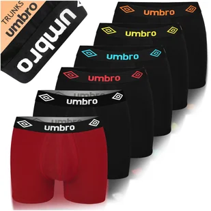 Bokserki Męskie Umbro BM570 Bawełniane 6 sztuk Rozmiar XL - Majtki męskie - miniaturka - grafika 1