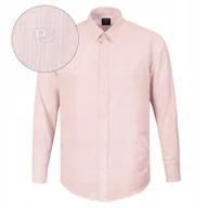 Koszule męskie - KOSZULA Męska w PASKI z Długim Rękawem LNIANA Regular Fit Pako Jeans - miniaturka - grafika 1