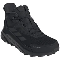 Buty trekkingowe męskie - Męskie buty turystyczne Adidas Terrex Anylander Climawarm + Rozmiar butów (UE): 46 2/3 / Kolor: czarny - miniaturka - grafika 1