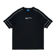 Koszulki męskie - T-shirt Uomo Karl Lagerfeld Relaxed Piping Black - miniaturka - grafika 1