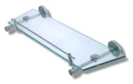 Półki łazienkowe - Novaservis Mephisto - Półka 50 cm, chrom/szkło 6853,0 - miniaturka - grafika 1