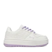 Buty dla dziewczynek - Sneakersy Roxy CEOWB-3512701 Biały - miniaturka - grafika 1