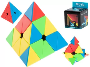 GRA LOGICZNA KOSTKA ŁAMIGŁÓWKA PYRAMINX MOYU - Łamigłówki - miniaturka - grafika 1