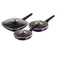 Zestawy garnków i patelni - ZESTAW PATELNI BERLINGER HAUS BH-7107 PURPLE - miniaturka - grafika 1