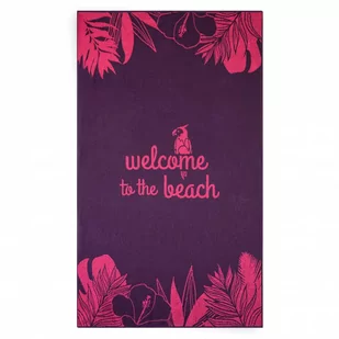 Ręcznik plażowy WELCOME 100x160 ZWOLTEX bawełna egipska - Ręczniki - miniaturka - grafika 1