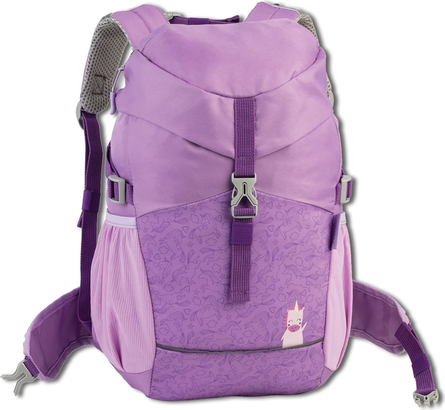 Plecak dziecięcy Fabrizio poliester z recyklingu fioletowy ORI222V