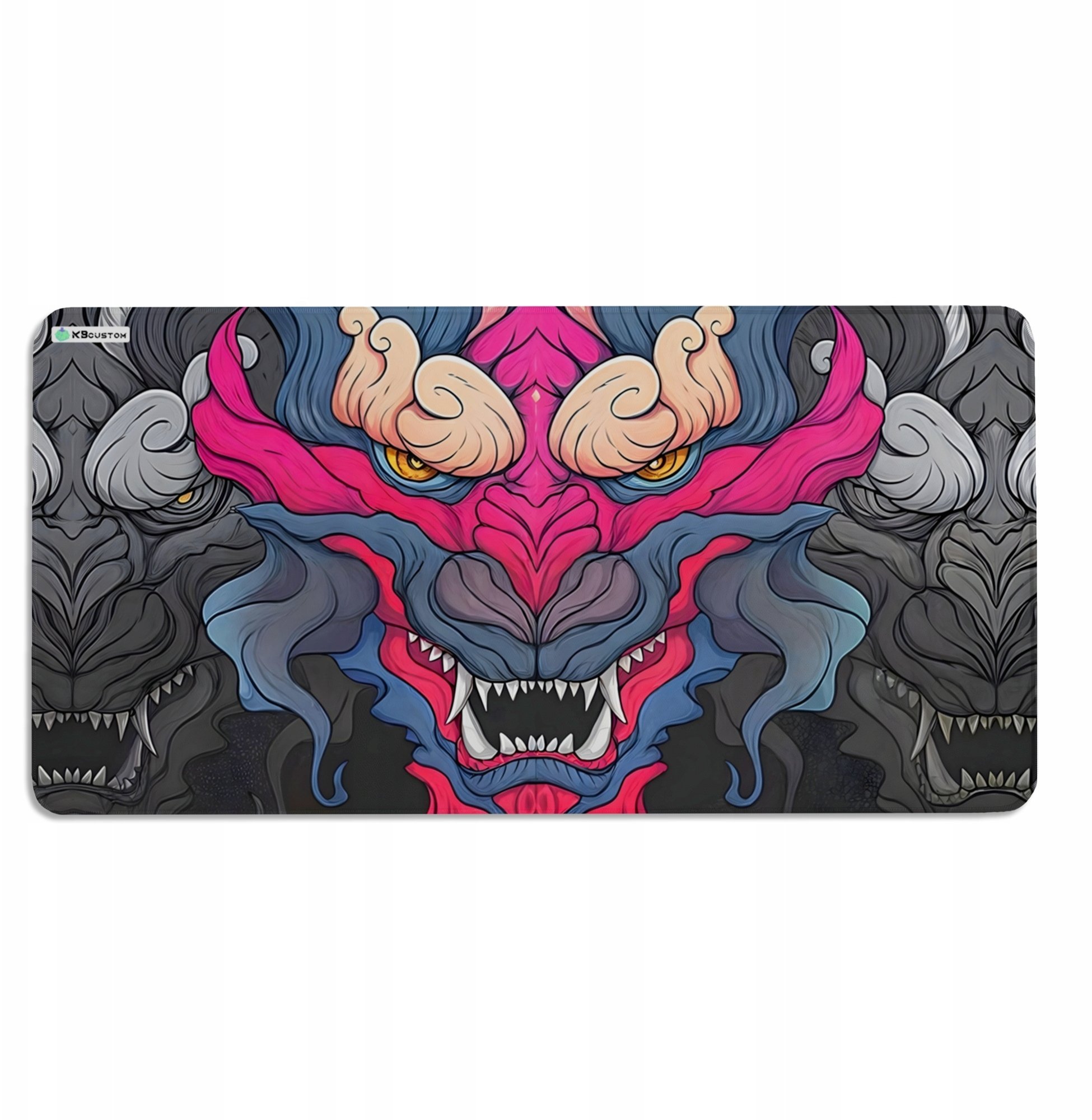 Podkładka KBcustom DUŻA PODKŁADKA MATA POD MYSZKĘ MYSZ 120x60cm XXXL KBcustom Biurko Dragon 47