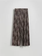 Spodnie damskie - Reserved - Szerokie spodnie w prążek - wielobarwny - miniaturka - grafika 1