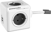 Listwy zasilające - PowerCube Extended 4 gniazda 2x USB 3.0m szary - miniaturka - grafika 1