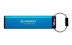 Kingston 16GB IronKey Keypad 200C USB-C FIPS 140-3 Lvl 3 AES-256 - Pendrive - miniaturka - grafika 1