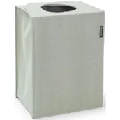 Kosze na bieliznę - Brabantia kosz na bieliznę, 55 l, prostokątny, zielony, tworzywo sztuczne 120404 - miniaturka - grafika 1