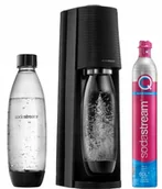 Saturatory - Saturator Do Wody Gazowanej Stream Terra Czarny 1 Butelka - miniaturka - grafika 1