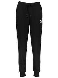 Puma Spodnie dresowe "Iconic T7" w kolorze czarnym - Spodnie sportowe damskie - miniaturka - grafika 1
