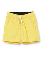 Spodenki damskie - Champion Szorty plażowe chłopięce z małym logo -Ac kąpielówki, ŻÓŁTY, 13-14 lat - miniaturka - grafika 1