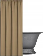 Zasłony - Zasłona prysznicowa 150x240 wodoodporna lekka zasłony na przelotkach kolory - miniaturka - grafika 1