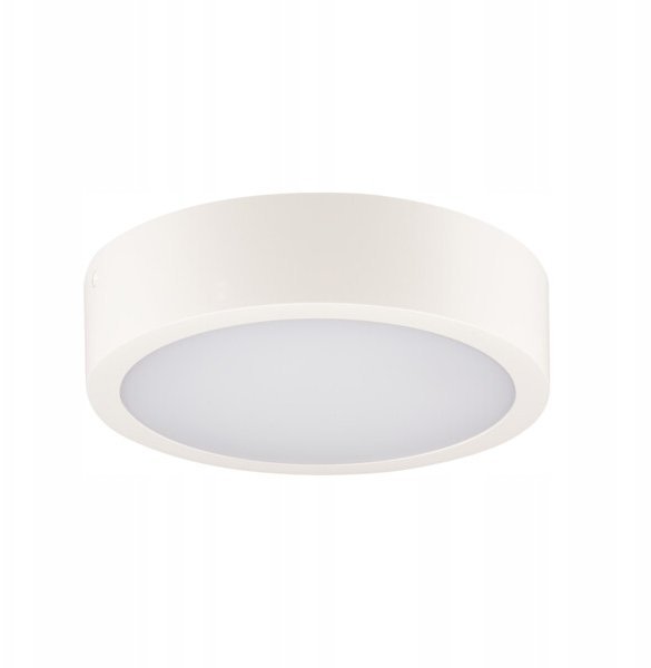 Lampa sufitowa Kanlux Plafon LED DABER 8-13W CCT W Ø25 max 1510lm kolor neutralna/ciepła IP66 IK10 II kl. biały PZH 5 lat Gwar. 39020