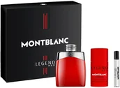 Zestawy kosmetyków męskich - Zestaw Montblanc Legend Red Woda perfumowana 100 ml + Woda perfumowana 7.5 ml + żel pod prysznic 100 ml (3386460135511) - miniaturka - grafika 1