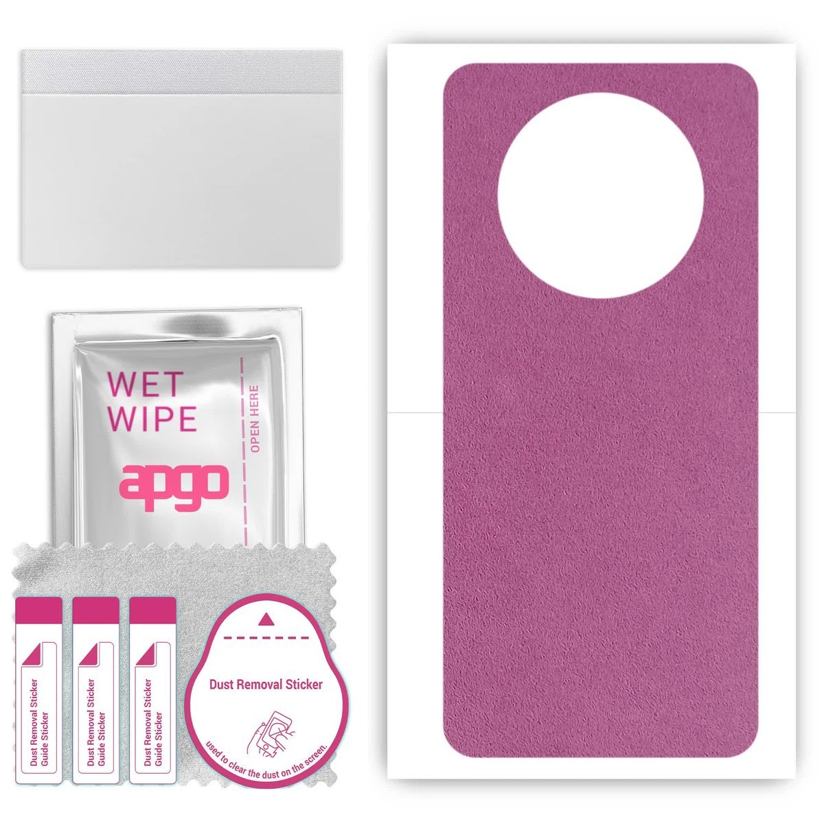 Folia naklejka skórka strukturalna na TYŁ Zamsz do Honor X9 - Zamsz Fioletowy - apgo SKINS