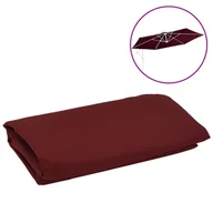 Pozostałe meble ogrodowe - vidaXL Zamienne pokrycie parasola ogrodowego bordo 350 cm 313816 - miniaturka - grafika 1