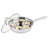 Patelnie - PATELNIA 24cm Z WKŁADEM DO JAJEK KLAUSBERG KB-7607 - miniaturka - grafika 1