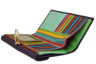 Duży portfel ze złotym zapięciem - Fioletowy - Portfele Duży portfel ze złotym zapięciem - Fioletowy - Portfele - miniaturka - grafika 7