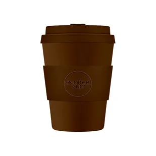 Kubek na wynos Ecoffee Cup Solid Colours Spooky Action 350ml - Brązowy - Kubki termiczne - miniaturka - grafika 1