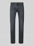Spodnie męskie - Jeansy o kroju tapered fit z 5 kieszeniami model ‘SPIKE’ - miniaturka - grafika 1