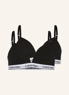 Biustonosze - Calvin Klein Biustonosz Bez Fiszbin schwarz - miniaturka - grafika 1