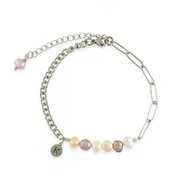 Bransoletki - Baby Bestseller! Bransoletka z trójkolorowymi Perłami - miniaturka - grafika 1