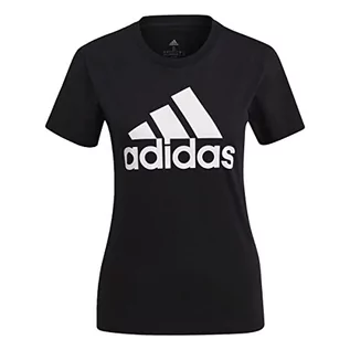 Bluzki damskie - Adidas Damska bluzka W Bl T, czarna/biała, M - grafika 1