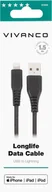 Kable USB - Vivanco cable USB - Lightning 1.5m, black (61688) - miniaturka - grafika 1