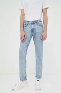 Spodnie męskie - Lee jeansy Luke męskie kolor niebieski - grafika 1