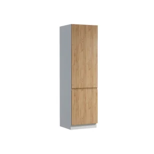 Szafka kuchenna słupek pod lodówkę Aspen II 60 cm kolor dąb craft - Szafki kuchenne - miniaturka - grafika 1
