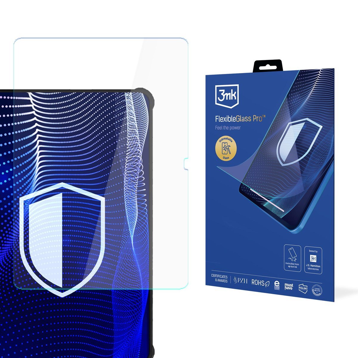 Szkło hybrydowe na ekran do Oukitel RT6 - 3mk FlexibleGlass Pro