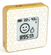 Stacje pogodowe - AIRVALENT AIRV-DIAM cyfrowa stacja meteorologiczna Złoto, Biały Bateria - miniaturka - grafika 1