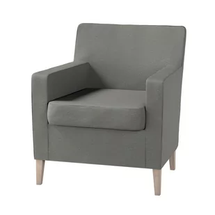 Dekoria pl pl Pokrowiec na fotel Karlstad szary 61 x 56 x 80 cm Etna 621-161-25 - Pokrowce na meble - miniaturka - grafika 1