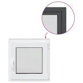 Tablice i flipcharty - vidaXL Okno piwniczne RISOR 60x60 cm uchylno-rozwierne DIN prawe - miniaturka - grafika 1