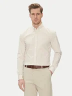 Koszule męskie - BOSS Koszula H-Roan-Bd-E-C1-243 50520285 Beżowy Slim Fit - miniaturka - grafika 1