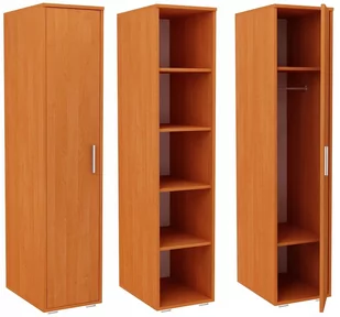 Szafa Bodo 1D4P Olcha Regał Z Półkami I Drążkiem - Regały Szafa Bodo 1D4P Olcha Regał Z Półkami I Drążkiem - Regały - miniaturka - grafika 1
