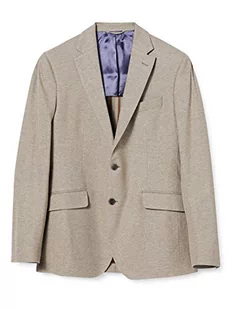 Hackett London Męska kurtka z dzianiny pique, Brązowy (951 taupe 951), X-Large (Manufacturer size: 46) - Kurtki męskie - miniaturka - grafika 1